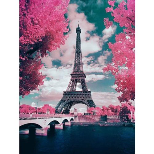 Eiffel-Torony 40x50 számok szerinti festés kép