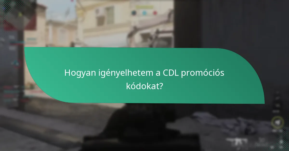 Milyen egyedi események kapcsolódnak a CDL promóciós kódokhoz?