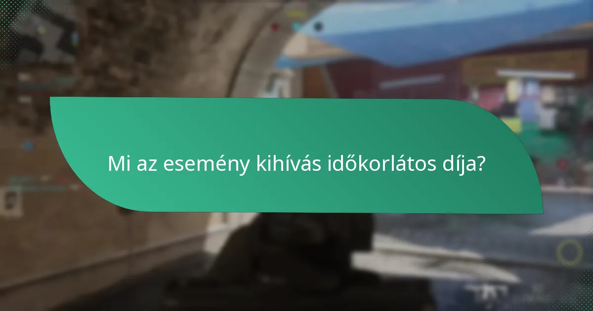 Miért fontos a sürgősség az esemény kihívás díjaiban?